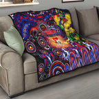NAIDOC Week 2025 Knights Rugby Quilt Aboriginal Dot Painting