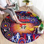 NAIDOC Week 2025 Knights Rugby Round Carpet Aboriginal Dot Painting
