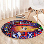 NAIDOC Week 2025 Knights Rugby Round Carpet Aboriginal Dot Painting