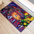 NAIDOC Week 2025 Knights Rugby Rubber Doormat Aboriginal Dot Painting