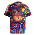 Personalised NAIDOC Week 2025 Knights Rugby Rugby Jersey Aboriginal Dot Painting