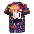 Personalised NAIDOC Week 2025 Knights Rugby Rugby Jersey Aboriginal Dot Painting