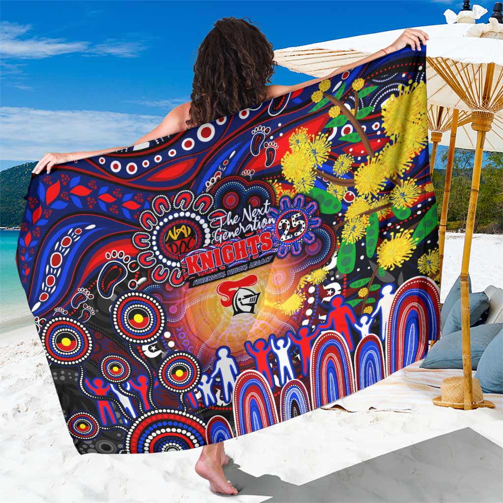 NAIDOC Week 2025 Knights Rugby Sarong Aboriginal Dot Painting