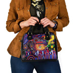 NAIDOC Week 2025 Knights Rugby Shoulder Handbag Aboriginal Dot Painting