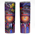 NAIDOC Week 2025 Knights Rugby Skinny Tumbler Aboriginal Dot Painting