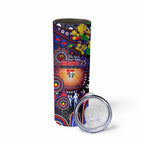 NAIDOC Week 2025 Knights Rugby Skinny Tumbler Aboriginal Dot Painting