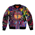 Personalised NAIDOC Week 2025 Knights Rugby Sleeve Zip Bomber Jacket Aboriginal Dot Painting