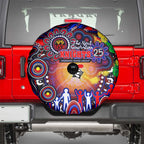 NAIDOC Week 2025 Knights Rugby Spare Tire Cover Aboriginal Dot Painting