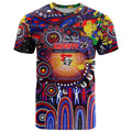 Personalised NAIDOC Week 2025 Knights Rugby T Shirt Aboriginal Dot Painting