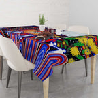 NAIDOC Week 2025 Knights Rugby Tablecloth Aboriginal Dot Painting