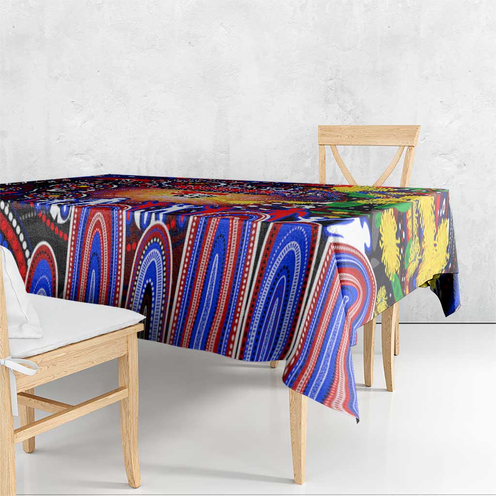 NAIDOC Week 2025 Knights Rugby Tablecloth Aboriginal Dot Painting