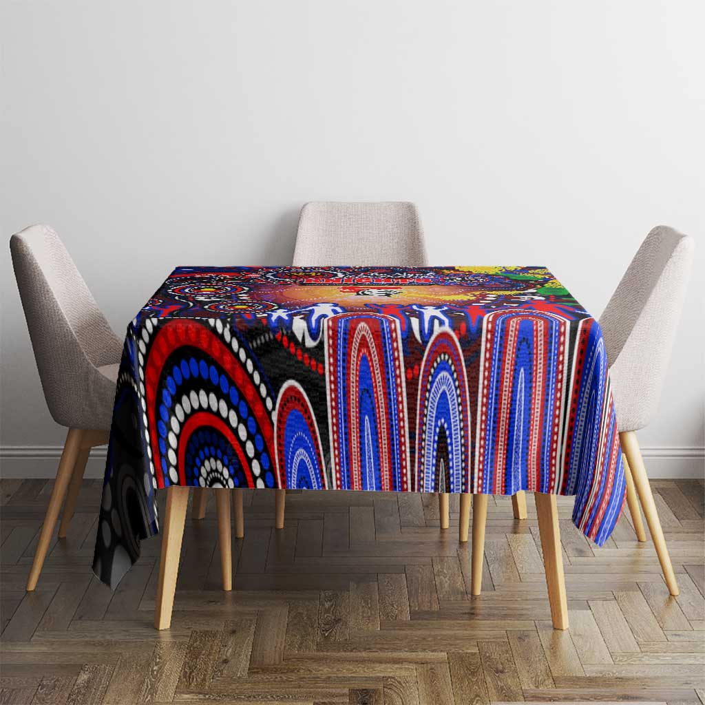 NAIDOC Week 2025 Knights Rugby Tablecloth Aboriginal Dot Painting