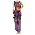 Personalised NAIDOC Week 2025 Knights Rugby Tank Maxi Dress Aboriginal Dot Painting