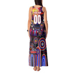 Personalised NAIDOC Week 2025 Knights Rugby Tank Maxi Dress Aboriginal Dot Painting