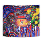 NAIDOC Week 2025 Knights Rugby Tapestry Aboriginal Dot Painting