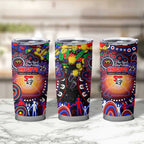 NAIDOC Week 2025 Knights Rugby Tumbler Cup Aboriginal Dot Painting