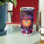 NAIDOC Week 2025 Knights Rugby Tumbler Cup Aboriginal Dot Painting