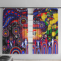 NAIDOC Week 2025 Knights Rugby Window Curtain Aboriginal Dot Painting