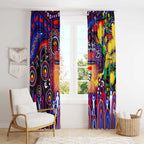 NAIDOC Week 2025 Knights Rugby Window Curtain Aboriginal Dot Painting