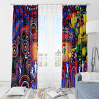 NAIDOC Week 2025 Knights Rugby Window Curtain Aboriginal Dot Painting