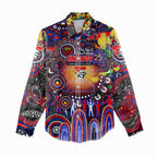 Personalised NAIDOC Week 2025 Knights Rugby Women Casual Shirt Aboriginal Dot Painting