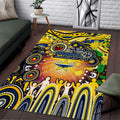 NAIDOC Week 2025 Cowboys Rugby Area Rug Aboriginal Dot Painting