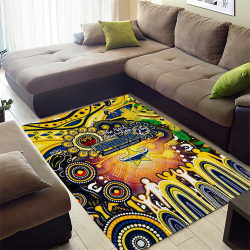 NAIDOC Week 2025 Cowboys Rugby Area Rug Aboriginal Dot Painting