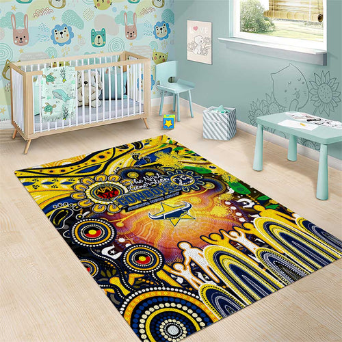 NAIDOC Week 2025 Cowboys Rugby Area Rug Aboriginal Dot Painting