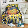 NAIDOC Week 2025 Cowboys Rugby Blanket Aboriginal Dot Painting