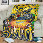 NAIDOC Week 2025 Cowboys Rugby Blanket Aboriginal Dot Painting
