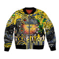Personalised NAIDOC Week 2025 Cowboys Rugby Bomber Jacket Aboriginal Dot Painting