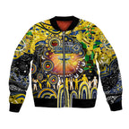 Personalised NAIDOC Week 2025 Cowboys Rugby Bomber Jacket Aboriginal Dot Painting