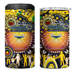 NAIDOC Week 2025 Cowboys Rugby 4 in 1 Can Cooler Tumbler Aboriginal Dot Painting