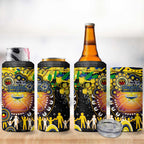 NAIDOC Week 2025 Cowboys Rugby 4 in 1 Can Cooler Tumbler Aboriginal Dot Painting