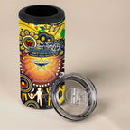 NAIDOC Week 2025 Cowboys Rugby 4 in 1 Can Cooler Tumbler Aboriginal Dot Painting