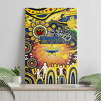NAIDOC Week 2025 Cowboys Rugby Canvas Wall Art Aboriginal Dot Painting