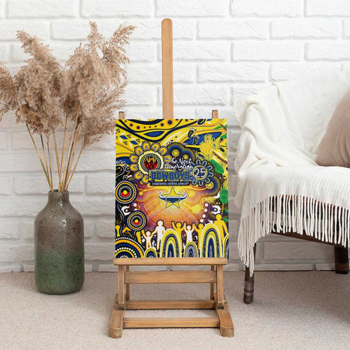 NAIDOC Week 2025 Cowboys Rugby Canvas Wall Art Aboriginal Dot Painting
