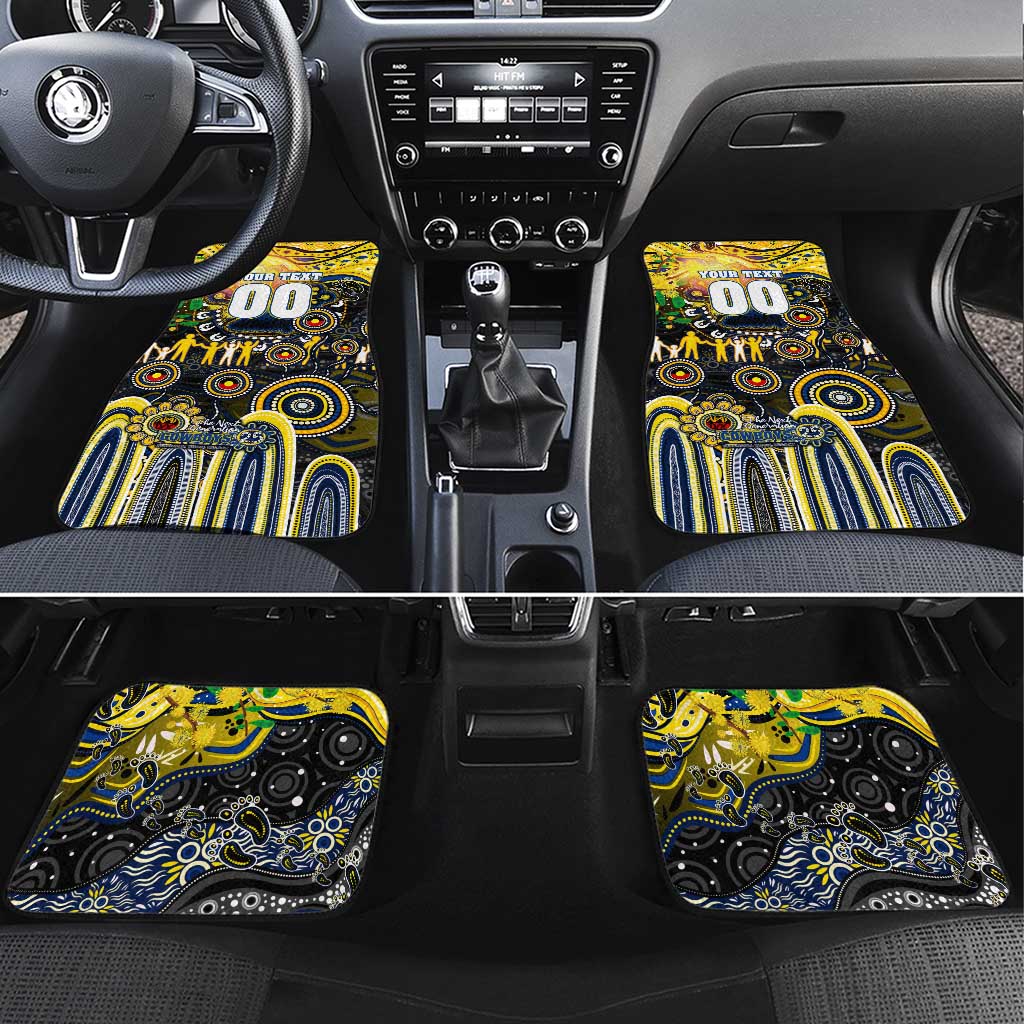 NAIDOC Week 2025 Cowboys Rugby Car Mats Aboriginal Dot Painting