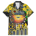 Personalised NAIDOC Week 2025 Cowboys Rugby Family Matching Mermaid Dress and Hawaiian Shirt Aboriginal Dot Painting