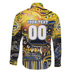 Personalised NAIDOC Week 2025 Cowboys Rugby Family Matching Short Sleeve Bodycon Dress and Hawaiian Shirt Aboriginal Dot Painting
