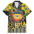 Personalised NAIDOC Week 2025 Cowboys Rugby Family Matching Summer Maxi Dress and Hawaiian Shirt Aboriginal Dot Painting