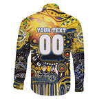Personalised NAIDOC Week 2025 Cowboys Rugby Family Matching Summer Maxi Dress and Hawaiian Shirt Aboriginal Dot Painting