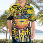 Personalised NAIDOC Week 2025 Cowboys Rugby Hawaiian Shirt Aboriginal Dot Painting