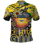Personalised NAIDOC Week 2025 Cowboys Rugby Polo Shirt Aboriginal Dot Painting
