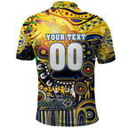 Personalised NAIDOC Week 2025 Cowboys Rugby Polo Shirt Aboriginal Dot Painting