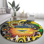 NAIDOC Week 2025 Cowboys Rugby Round Carpet Aboriginal Dot Painting