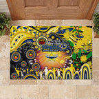 NAIDOC Week 2025 Cowboys Rugby Rubber Doormat Aboriginal Dot Painting
