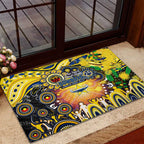NAIDOC Week 2025 Cowboys Rugby Rubber Doormat Aboriginal Dot Painting