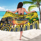 NAIDOC Week 2025 Cowboys Rugby Sarong Aboriginal Dot Painting