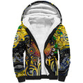 Personalised NAIDOC Week 2025 Cowboys Rugby Sherpa Hoodie Aboriginal Dot Painting